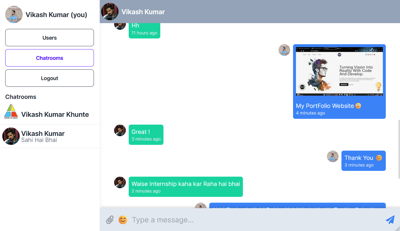 meChat: A Chat Application